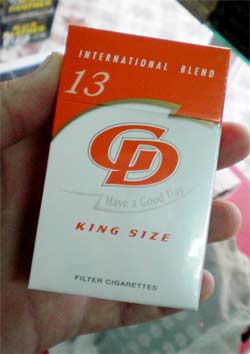 gd cigarettes.  have a good day.