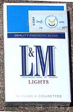 L&M lights 14 pack in cambodia
