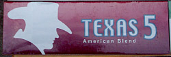 texas 5 american blend cigarettes